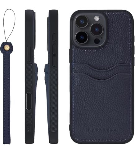 Amazon.co.jp: HANATORA iPhone16ProMax ケース ショルダー 本革